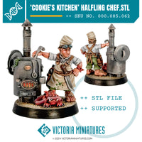 Cookie's Kitchen. Halfling Chef .STL Download