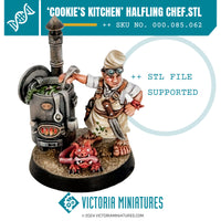 Cookie's Kitchen. Halfling Chef .STL Download