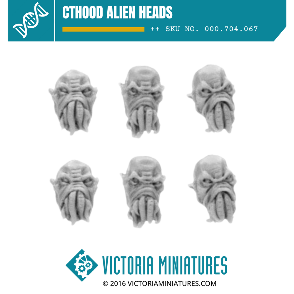 Cthood Alien Heads