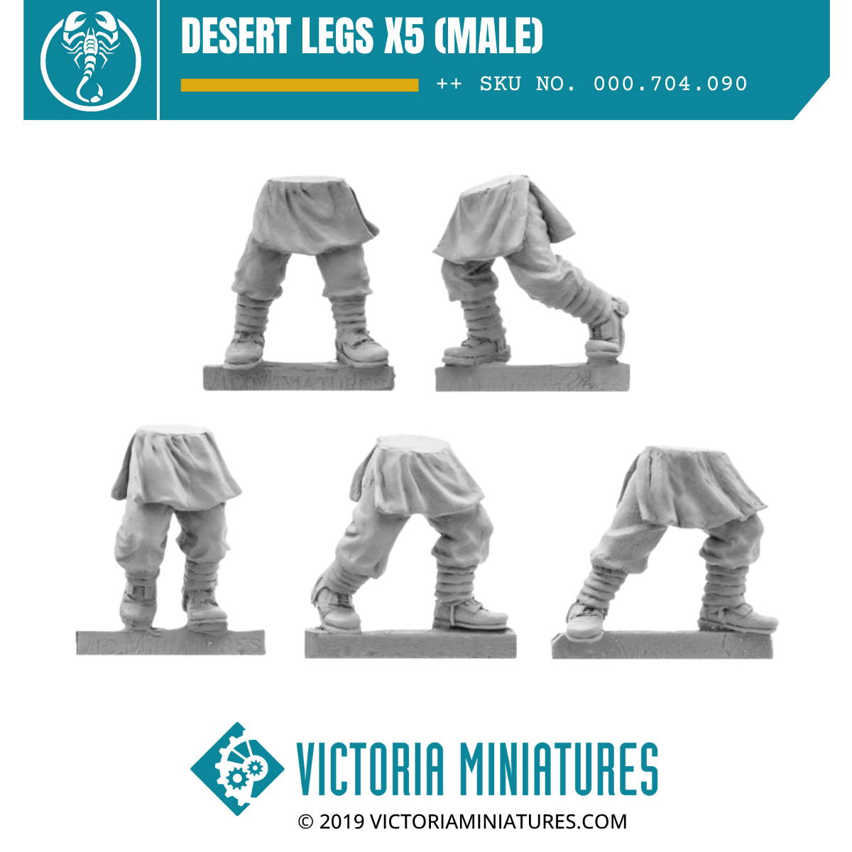 Desert Legs x5  (Male)