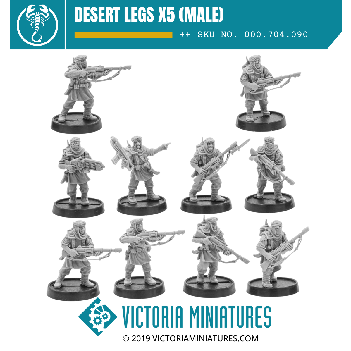 Desert Legs x5  (Male)