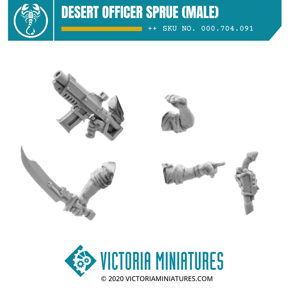 Desert Officer Sprue (Male)