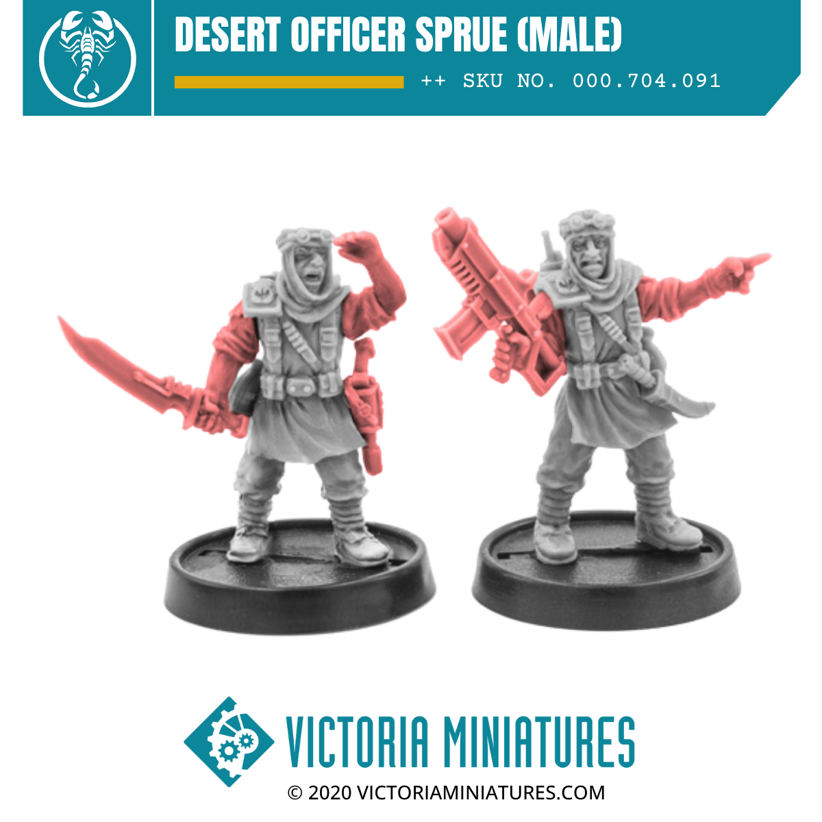 Desert Officer Sprue (Male)