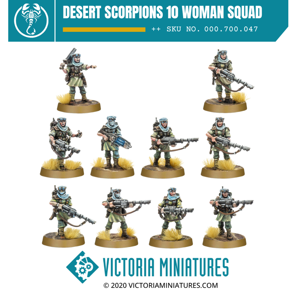 Desert Scorpions 10 Woman Squad