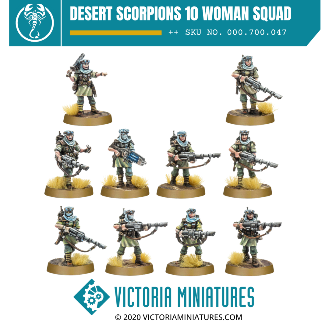 Desert Scorpions 10 Woman Squad