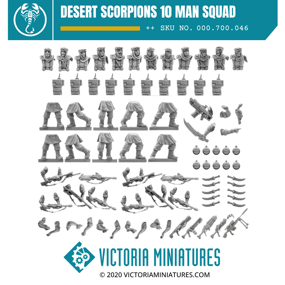 Desert Scorpions 10 Man Squad