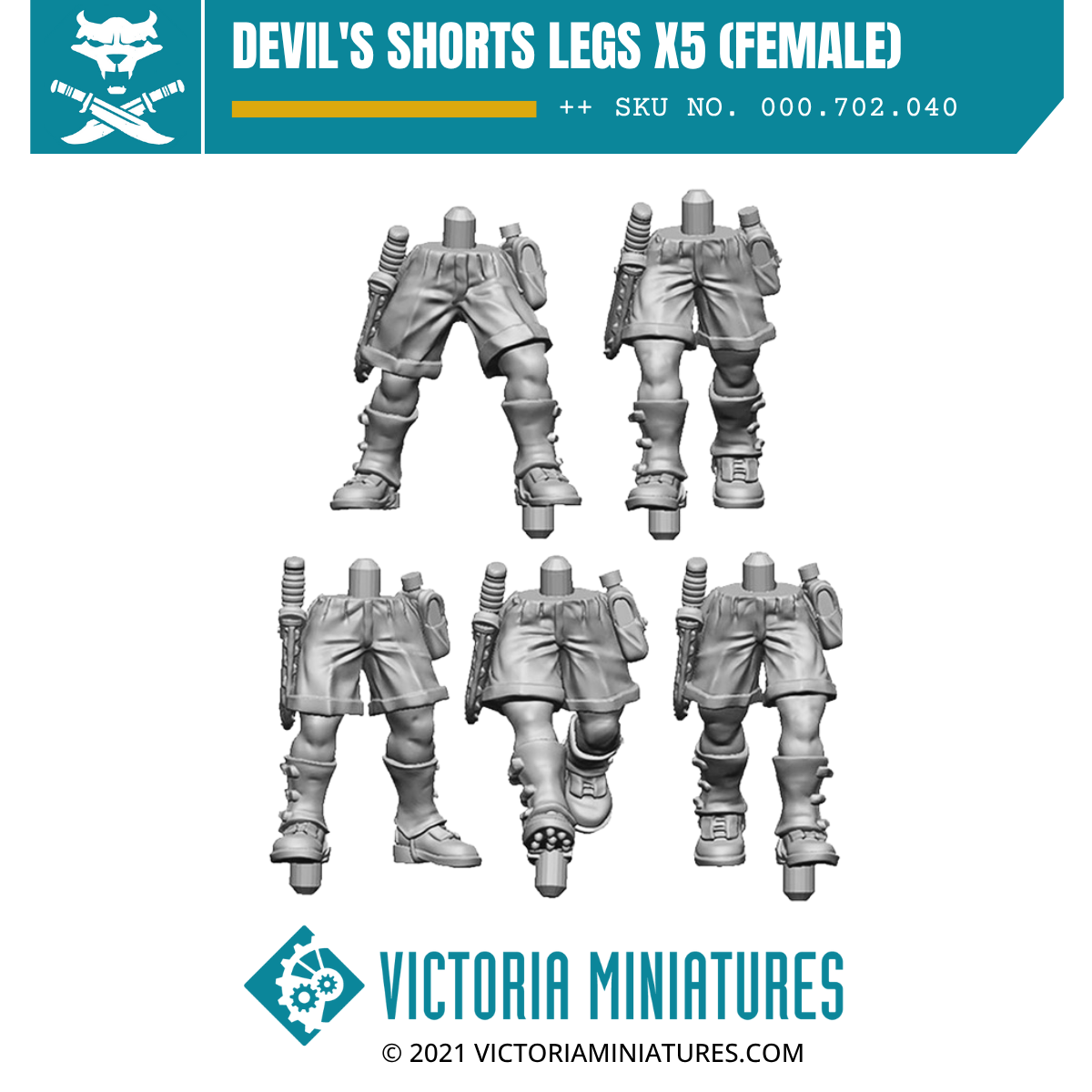 Devil's Shorts Legs x5  (Female)