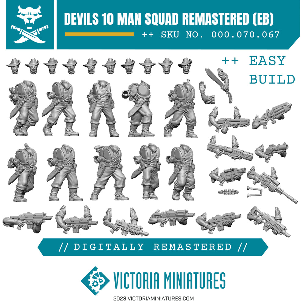 Devils 10 Man Squad Remastered (easy build)