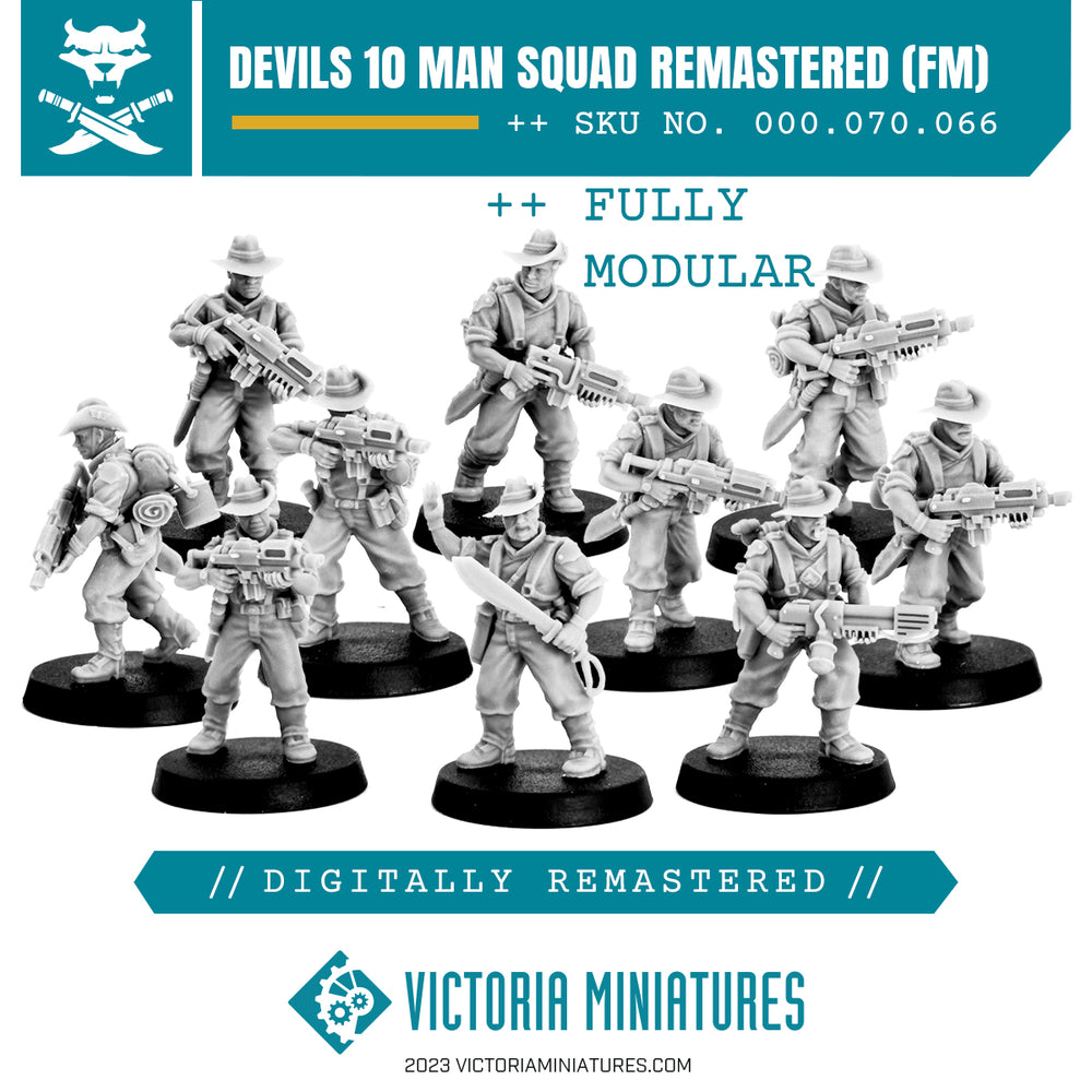 Devils 10 Man Squad Remastered (fully modular)