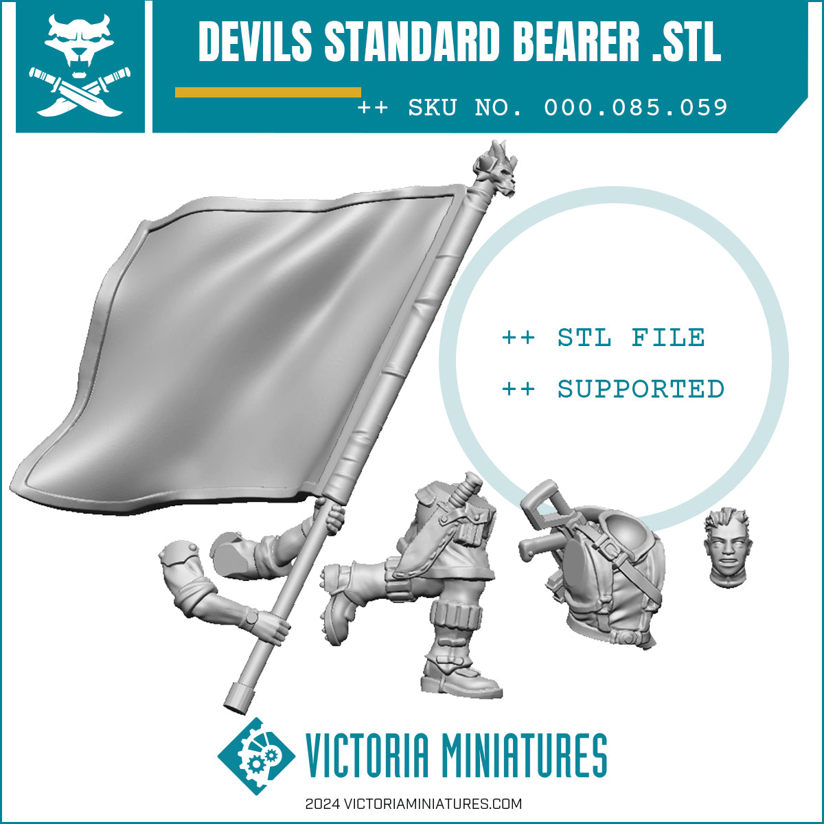 Devils Standard Bearer STL 2