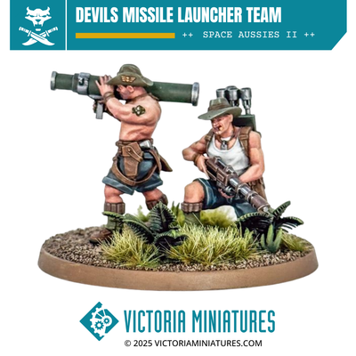 Devils missile Launcher Team Victoria Miniatures