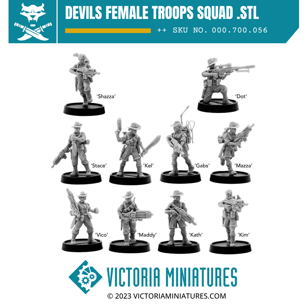 Van Diemen's World Devils 10 Woman Squad.