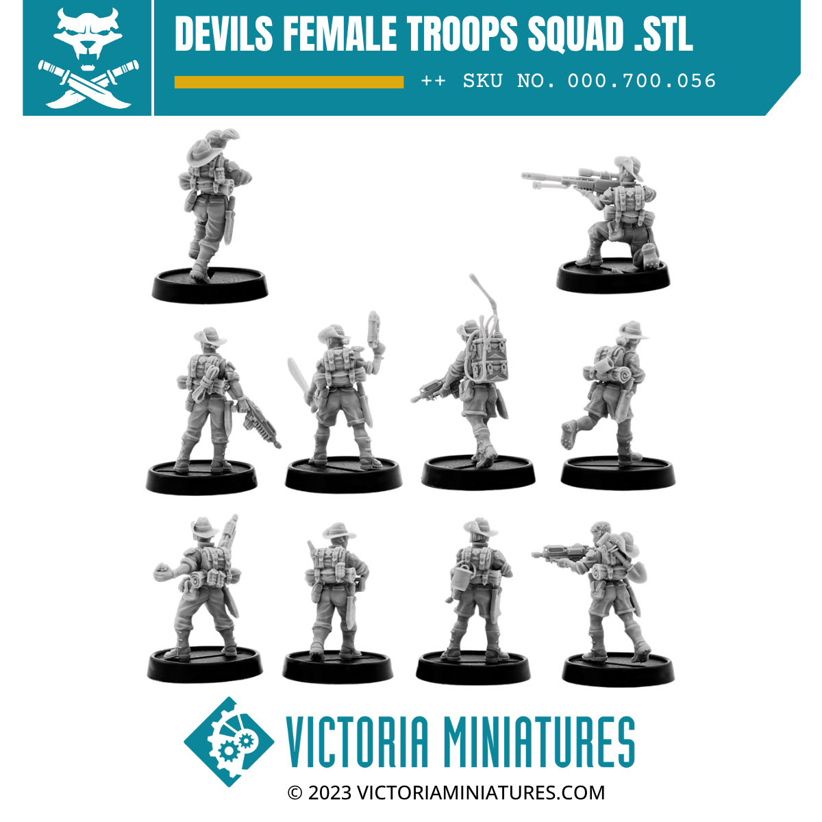 Van Diemen's World Devils 10 Woman Squad.