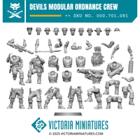 Devil's Modular Ordnance Crew Victoria Miniatures