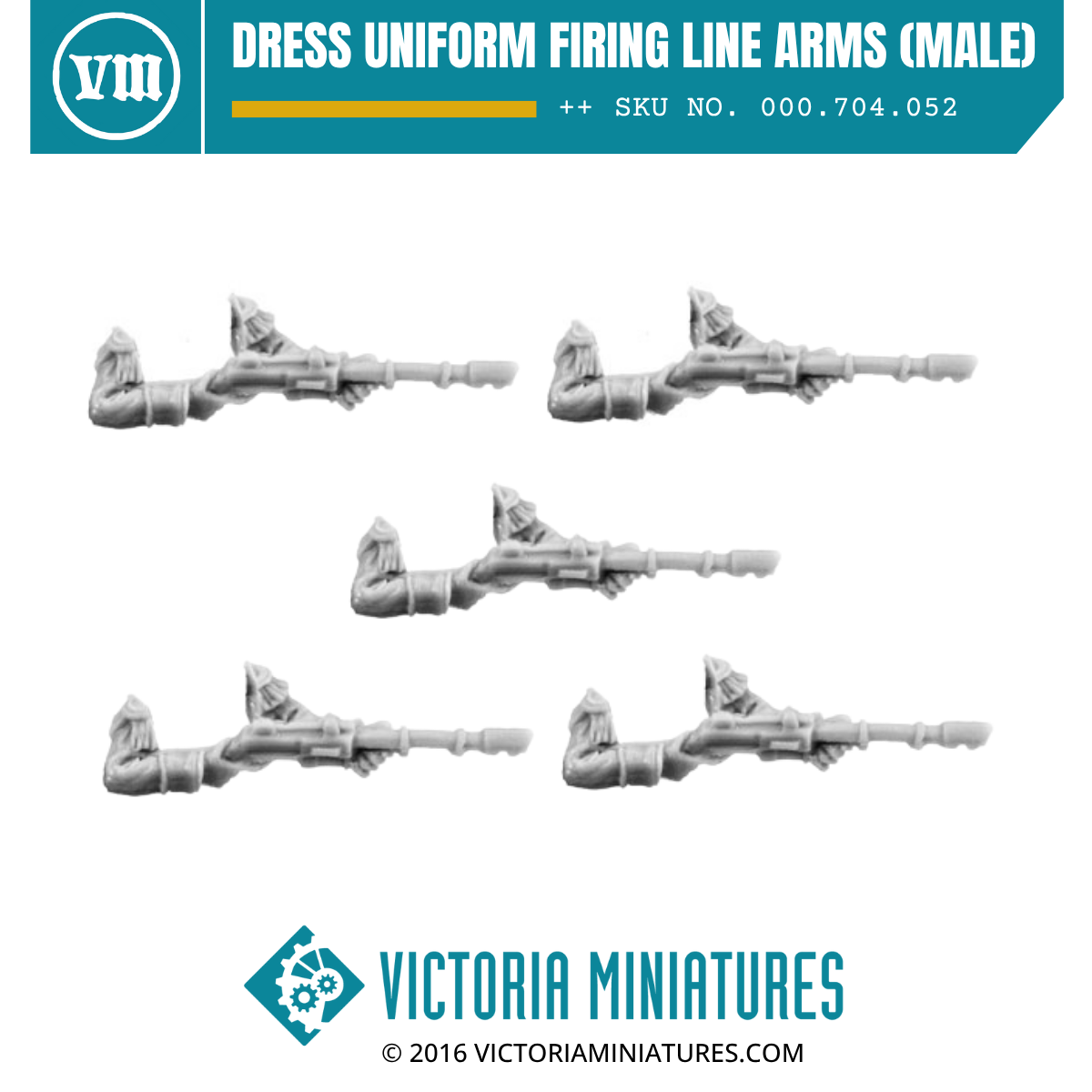 Dress Uniform Firing Line Arms (Male)