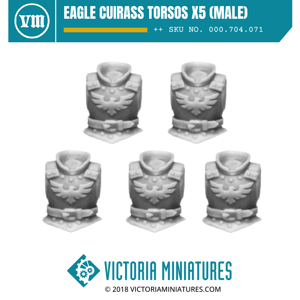 Eagle Cuirass Torsos x5 (male)