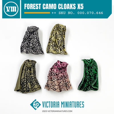 Forest Camo Cloaks x5
