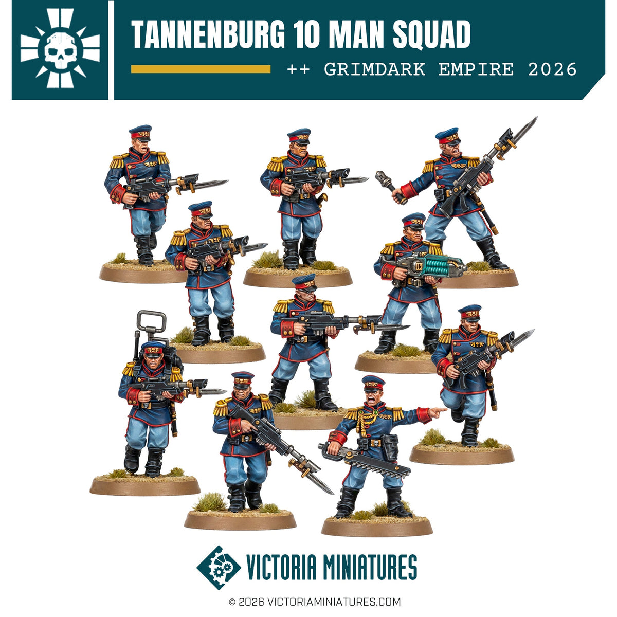 Tannenburg 10 Man Squad Victoria Miniatures
