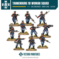 Tannenburg 10 Woman Squad Victoria Miniatures