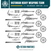 Victorian Heavy Weapons Team Victoria Miniatures