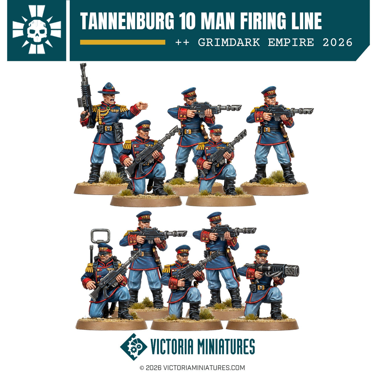 Tannenburg 10 Man Firing Line Victoria Miniatures