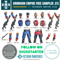 Grimdark Empire FREE Sampler Kit Victoria Miniatures