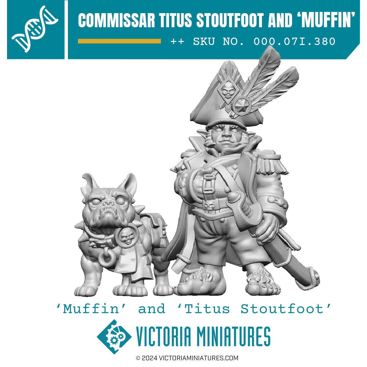 Halfling Commissar and Dog