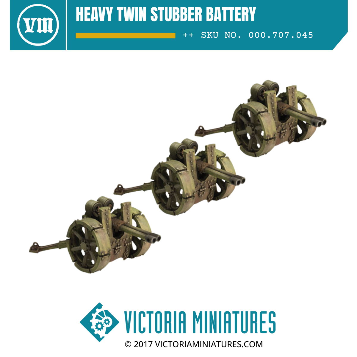 Heavy Twin Stubber Battery (Heavy twin stubber x3)