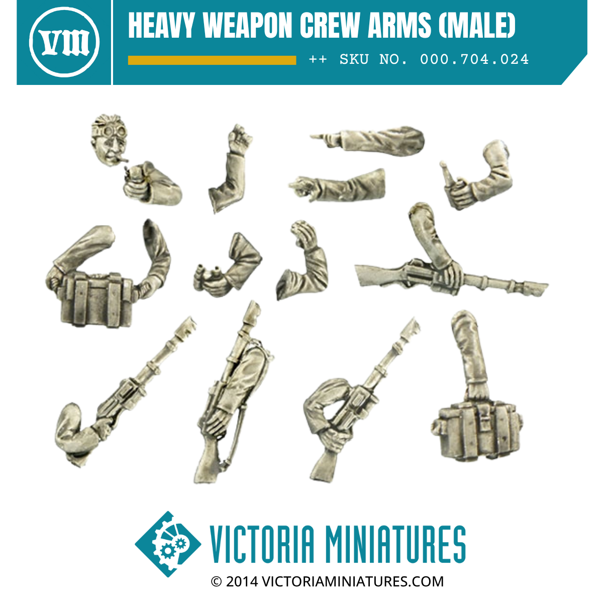 Heavy Weapon Crew Arms (male)