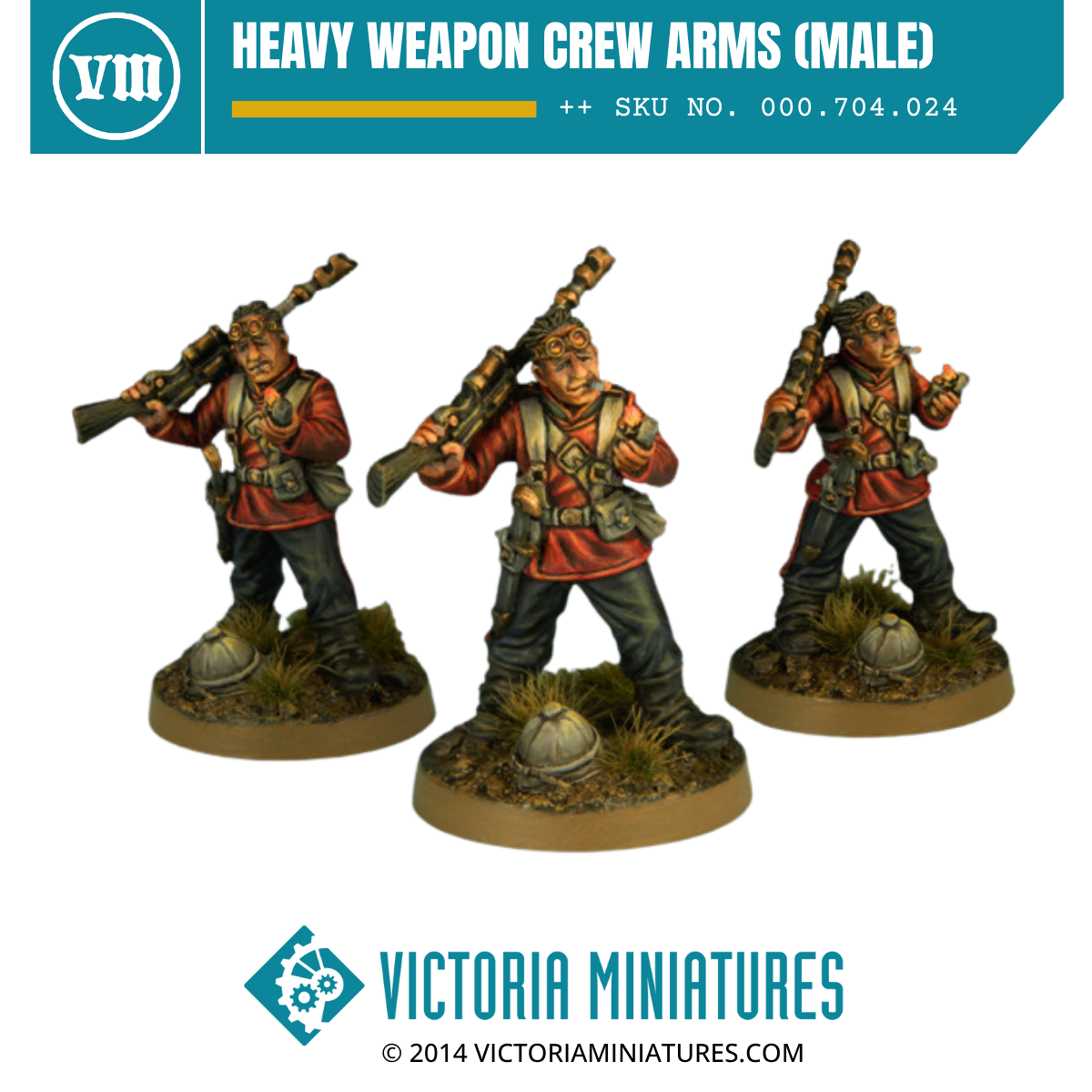 Heavy Weapon Crew Arms (male)