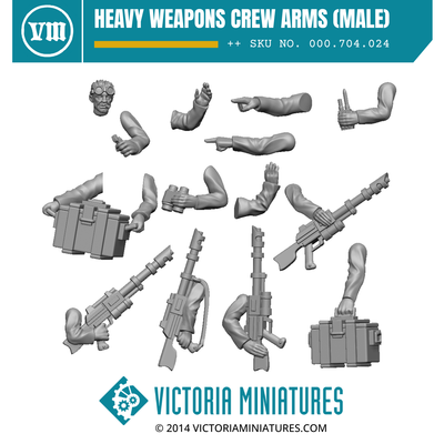 Heavy Weapon Crew Arms (male)