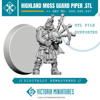 Highland Moss Guard Piper .STL Download