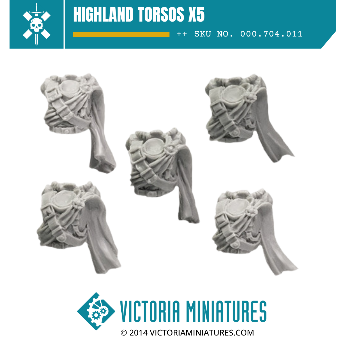 Highland Torsos x5