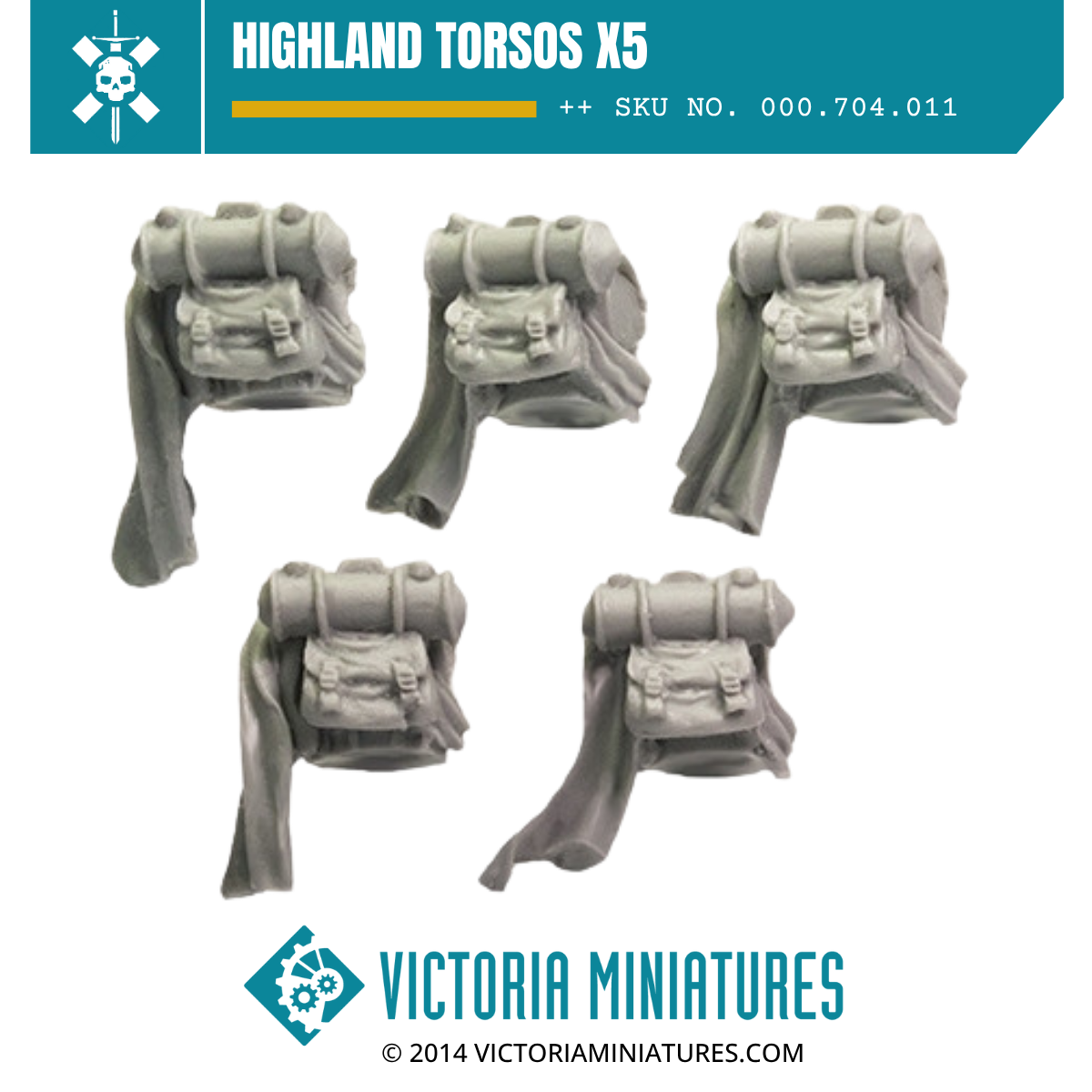 Highland Torsos x5
