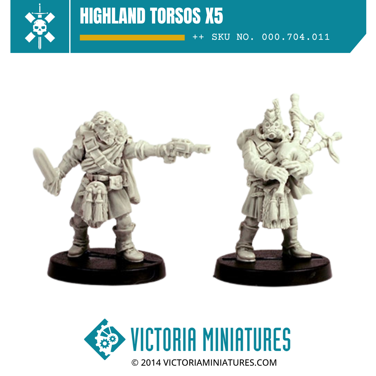 Highland Torsos x5