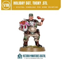 Holiday Sgt. Tucky .STL Download Victoria Miniatures