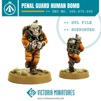 Penal Guard Human Bomb .STL Download
