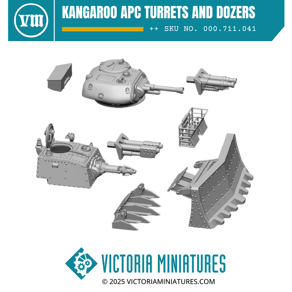Kangaroo APC Turrets and Dozers