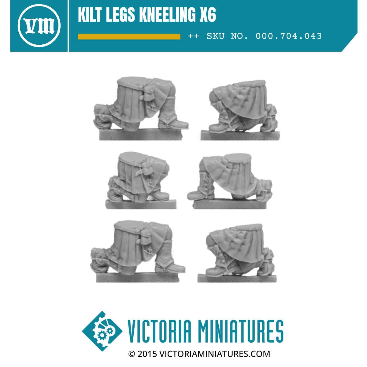 Kilt Legs Kneeling x6 (male)