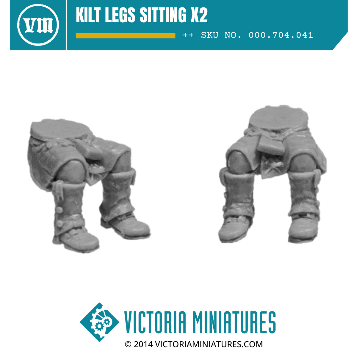 Kilt Legs; Sitting x2