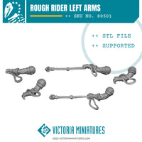 Rough Rider Left Arms x5 .STL Download