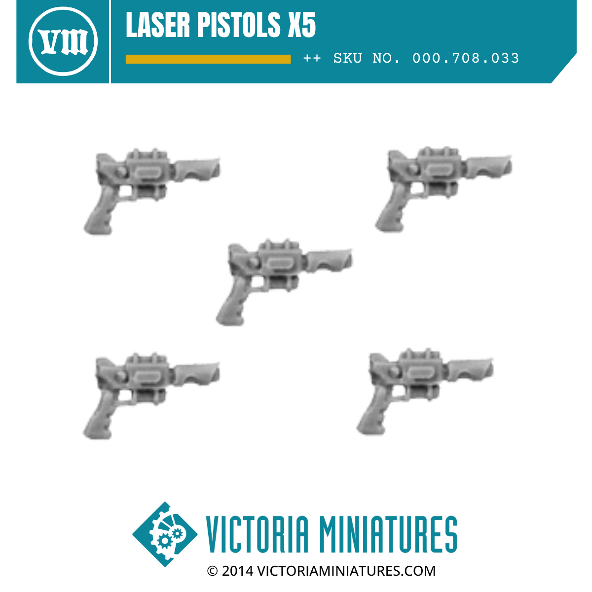 Laser Pistols x5