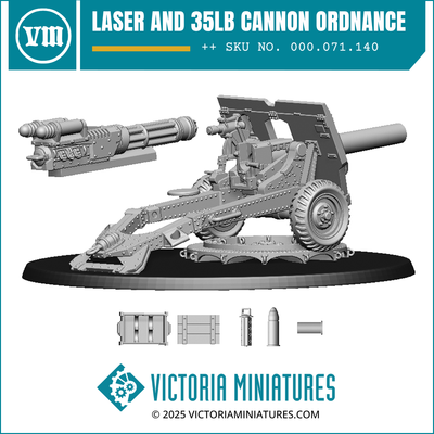 Laser and 35lb Cannon Ordnance