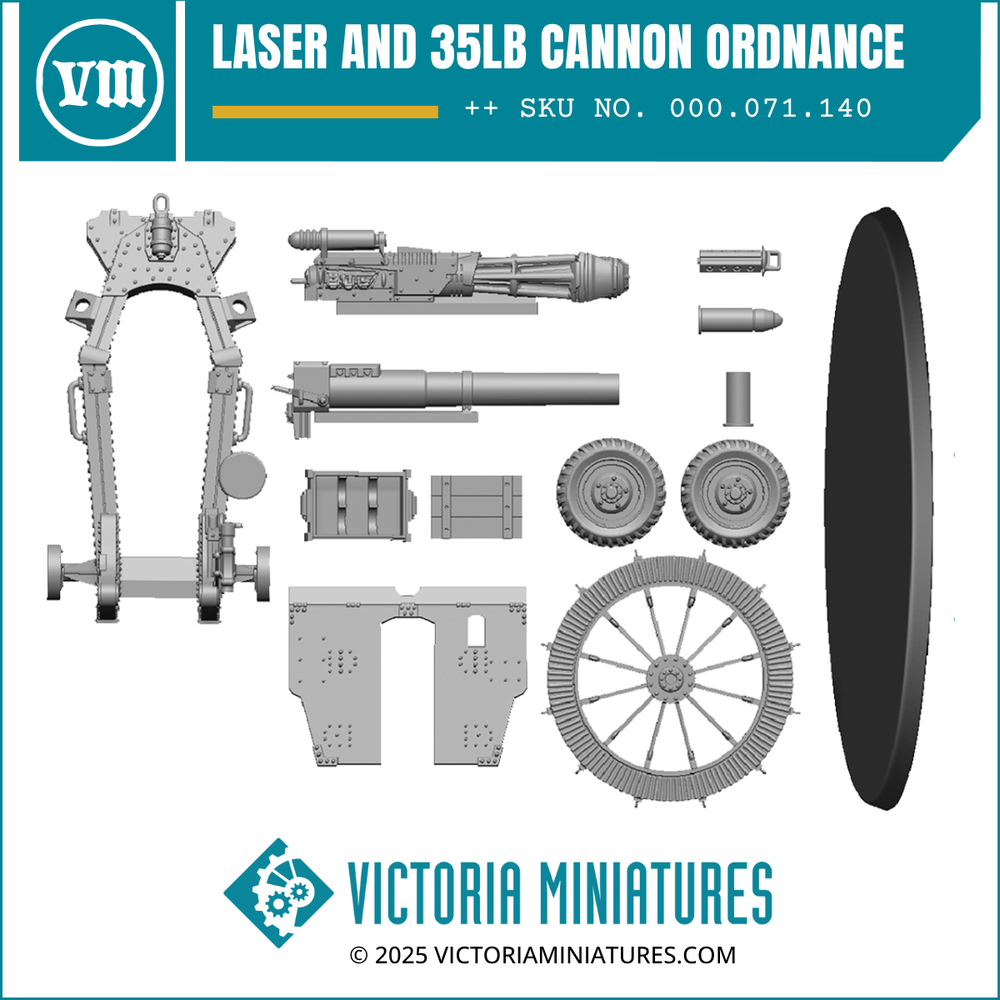 Laser and 35lb Cannon Ordnance