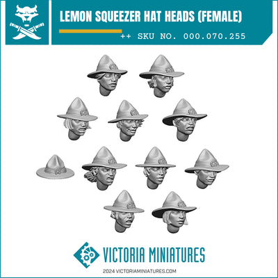 Lemon Squeezer Hat Heads Female x10