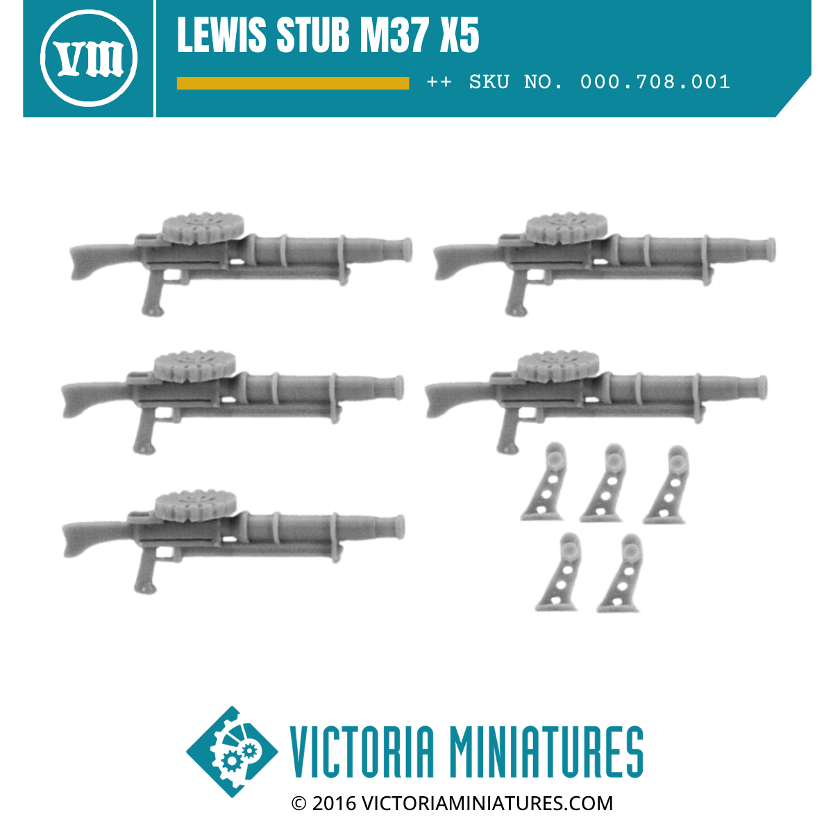 Lewis Stub M37 x5