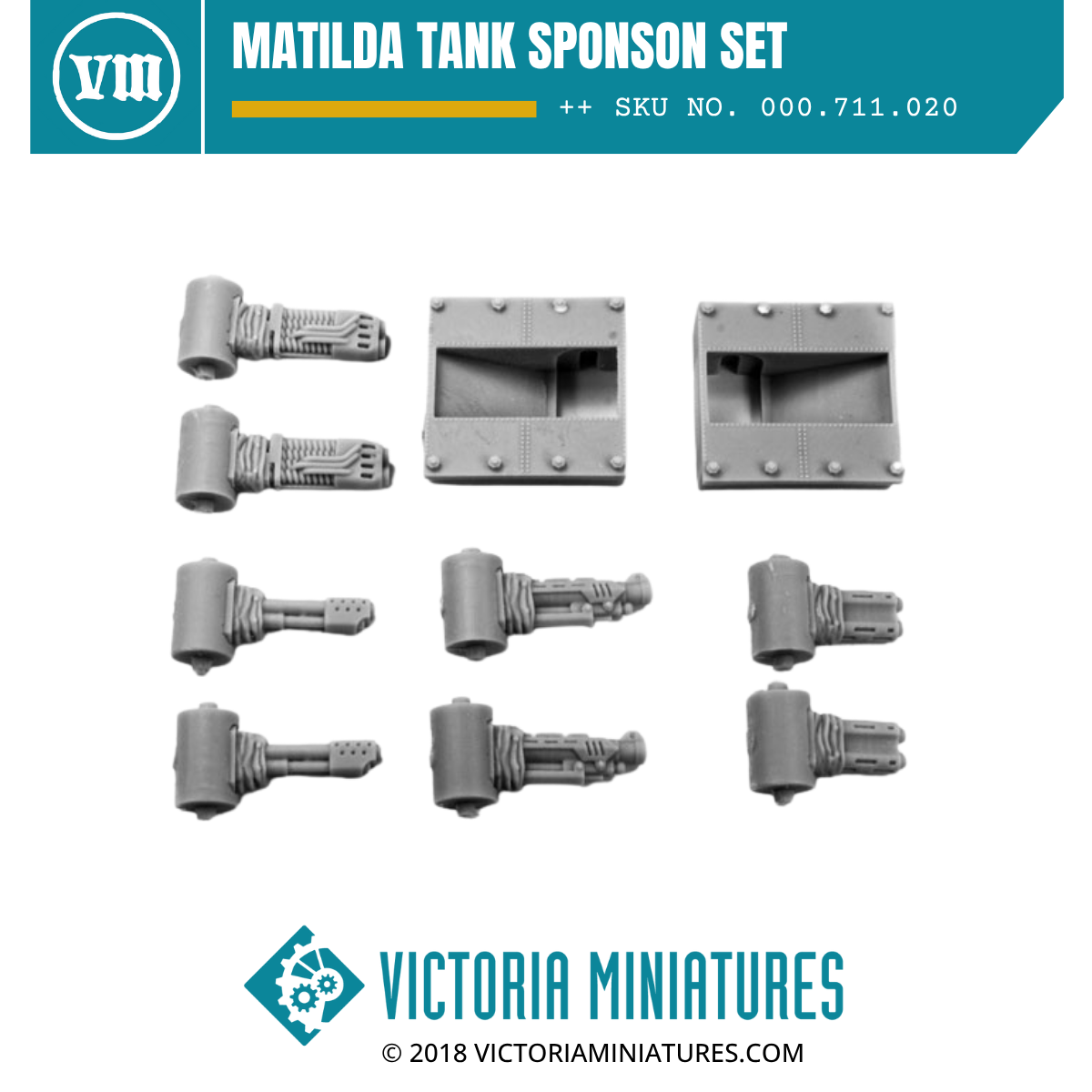 Matilda Tank Sponson Set