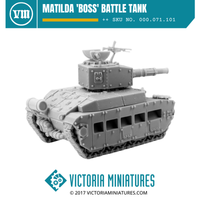 Matilda 'Boss' Battle Tank