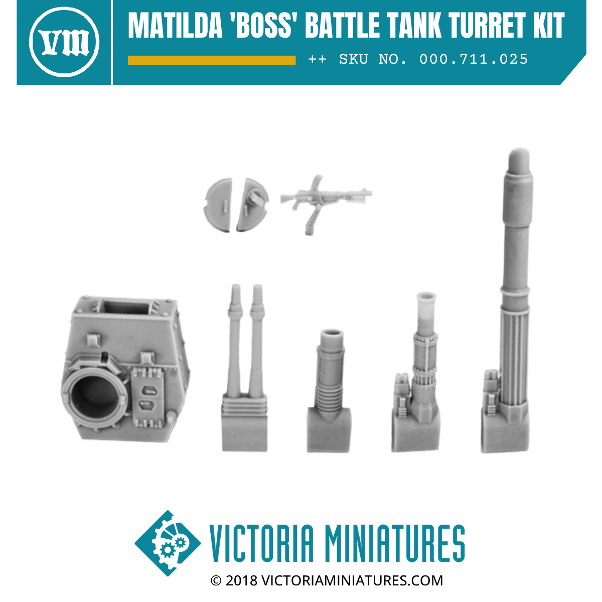 Matilda 'Boss' Battle Tank Turret Kit