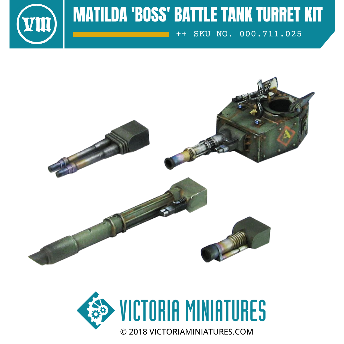Matilda 'Boss' Battle Tank Turret Kit